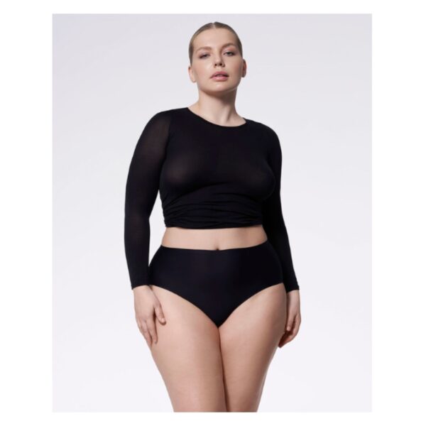 Gładkie bezszwowe majtki damskie Julimex Flexi one plus size - obrazek 3