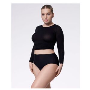 Gładkie bezszwowe majtki damskie Julimex Flexi one plus size