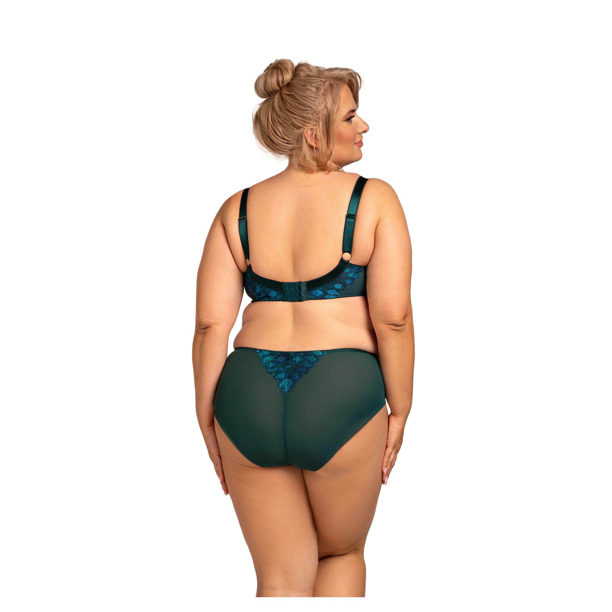 Figi pełne Ines – zmysłowe dopełnienie kompletu Ines - pawie pióro - obrazek 3