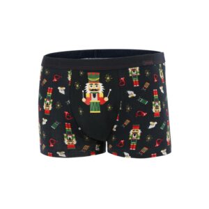 Męskie bawełniane bokserki świąteczne Rider - Cornnette - Dziadek do orzechów