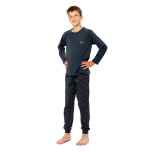 Piżama młodzieżowa z długim rękawem ERIC 3316 Taro