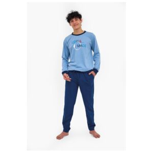 Piżama młodzieżowa z długim rękawem LIGHT Cornette