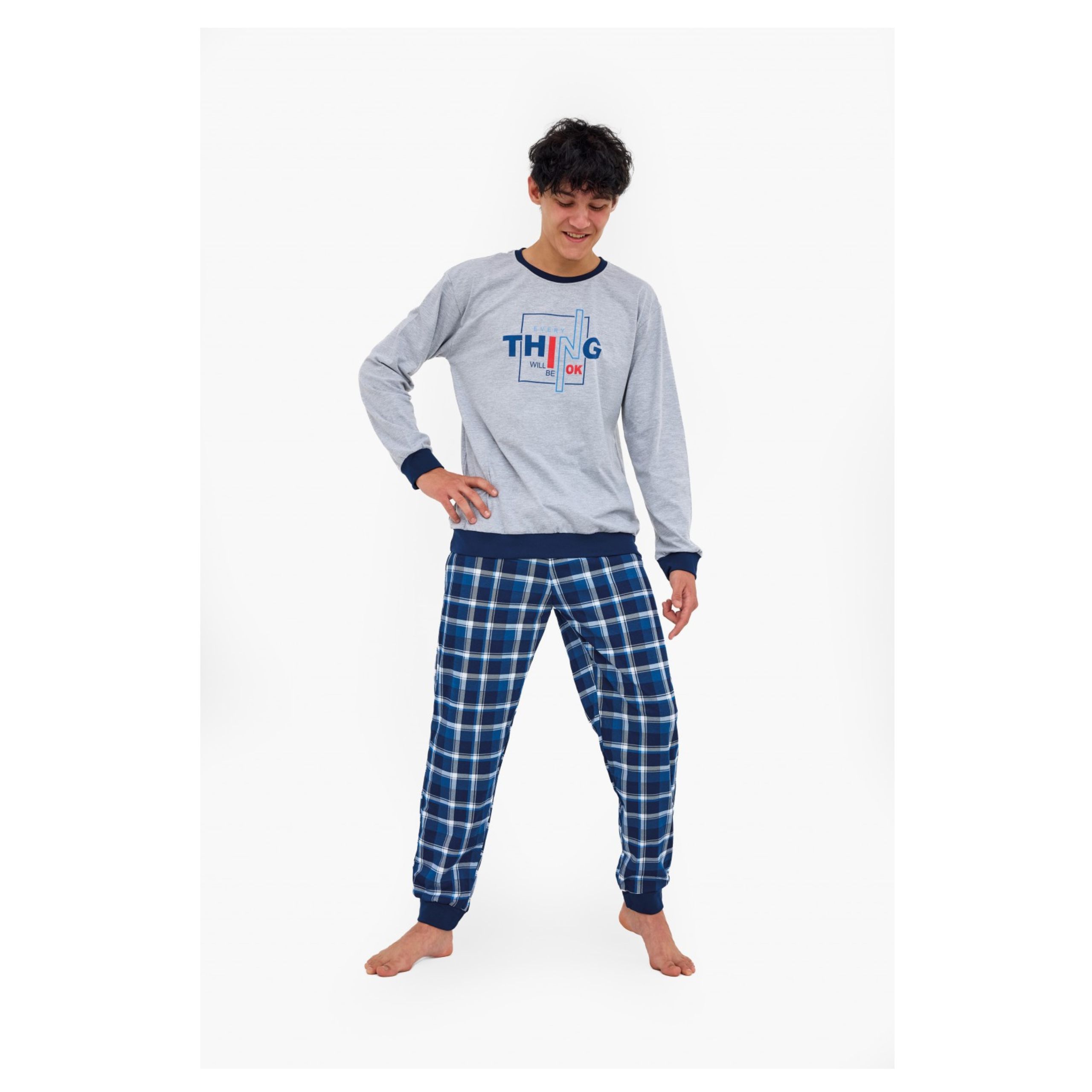 Piżama młodzieżowa z długim rękawem THING Cornette