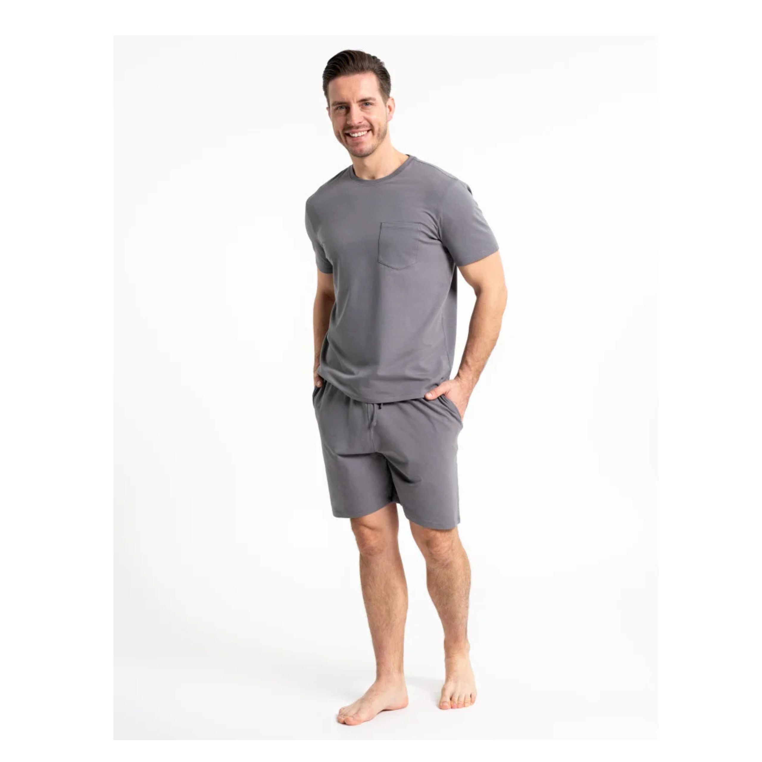 Męska piżama z krótkim rękawem PDM3700-005 - obrazek 4