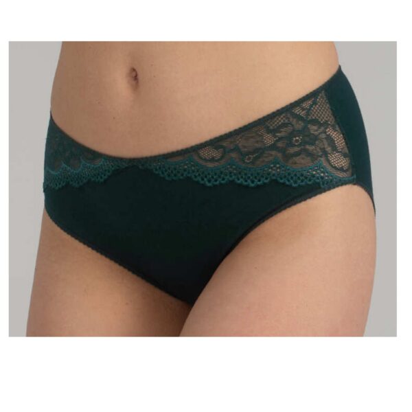 Bawełniane, zielone figi Wadima  -100305