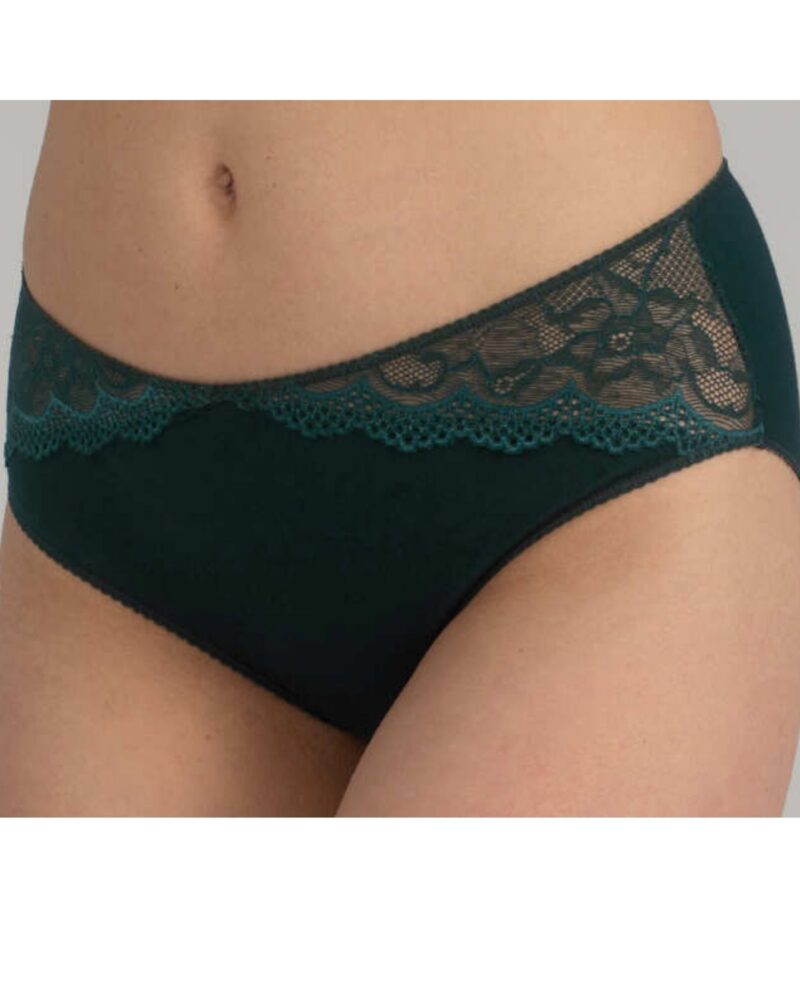 Bawełniane, zielone figi Wadima  -100305