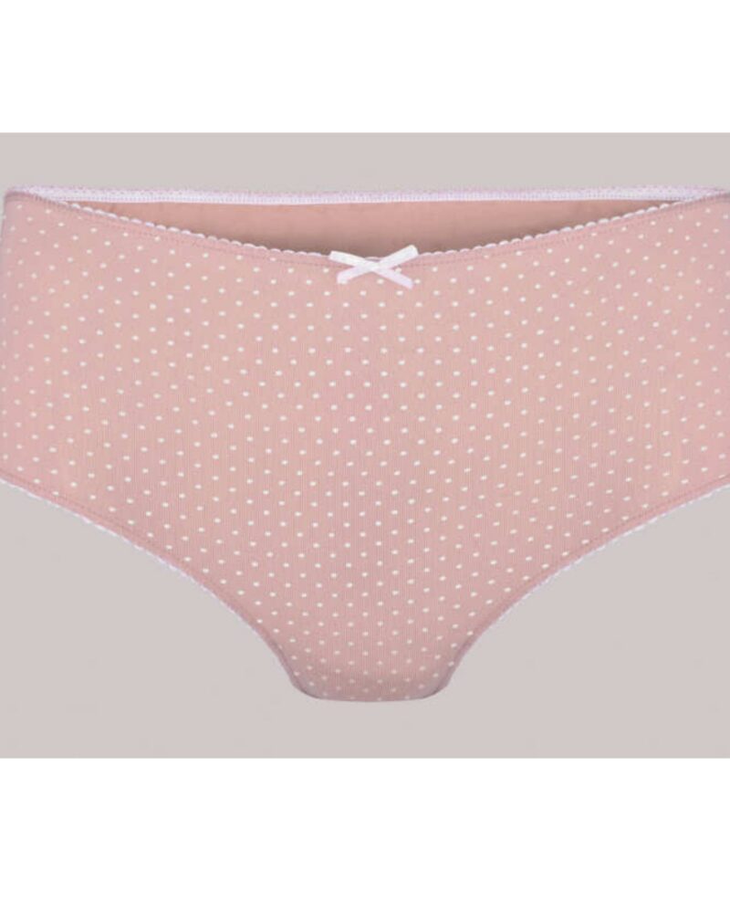 Bawełniane, beżowe, wygodne figi Wadima  – 100341