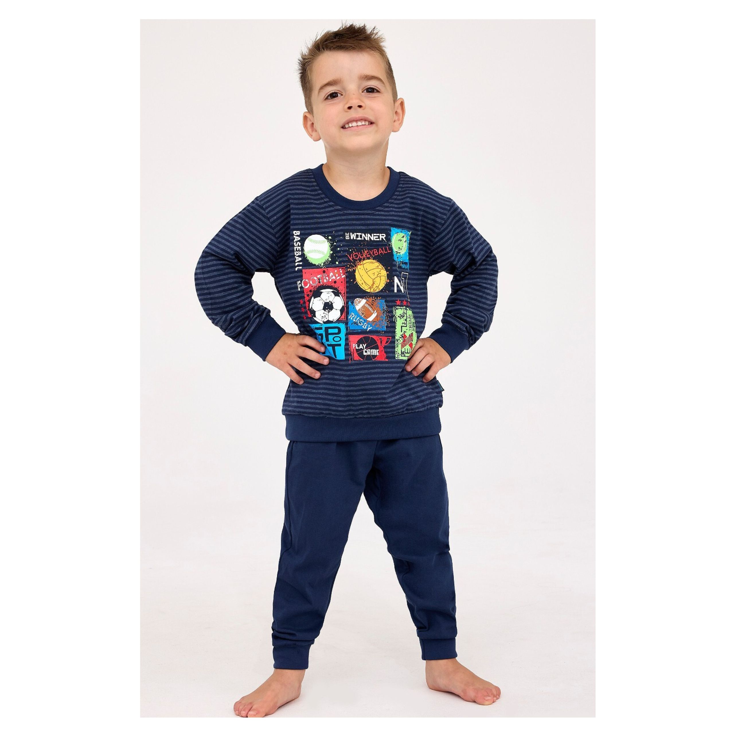 Piżama chłopięca z długim rękawem WINNER Cornette
