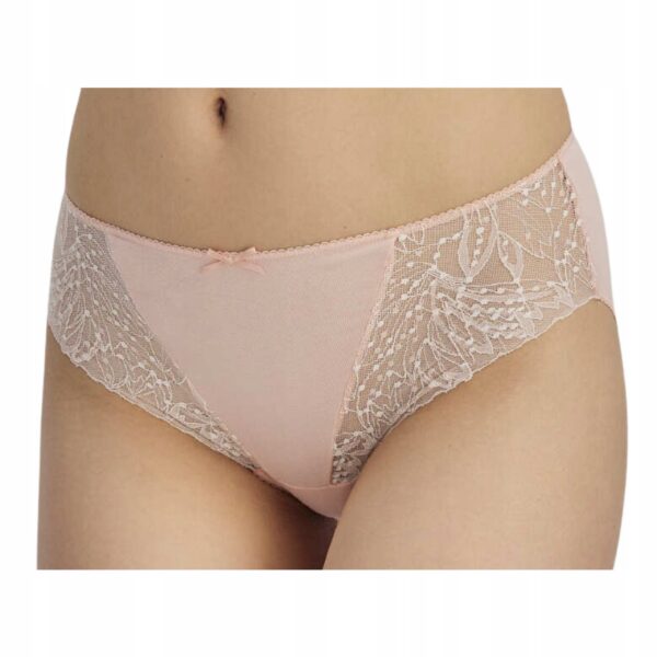 Bawełniane figi majtki bawełniane wygodne Wadima klasyczne z koronką - 100283