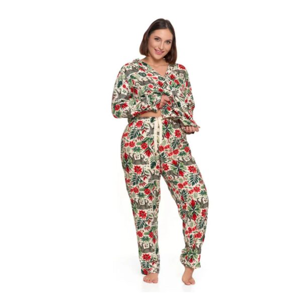 Piękna wiskozowa piżama do spania - Moraj-PDD5800-006