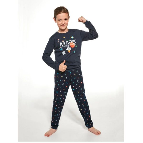 Piżama chłopięca z długim rękawem MARS Cornette