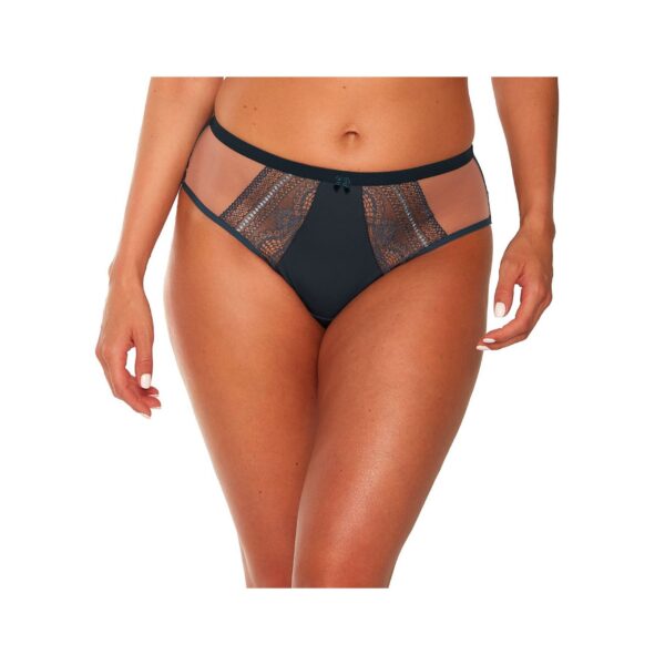 Seksowne koronkowe figi w granatowym kolorze Gaia (Lena)