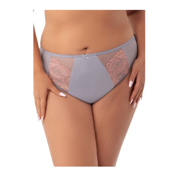 Seksowne figi w cudownym wiosenny kolorze szaro-różowym Perla Gorsenia