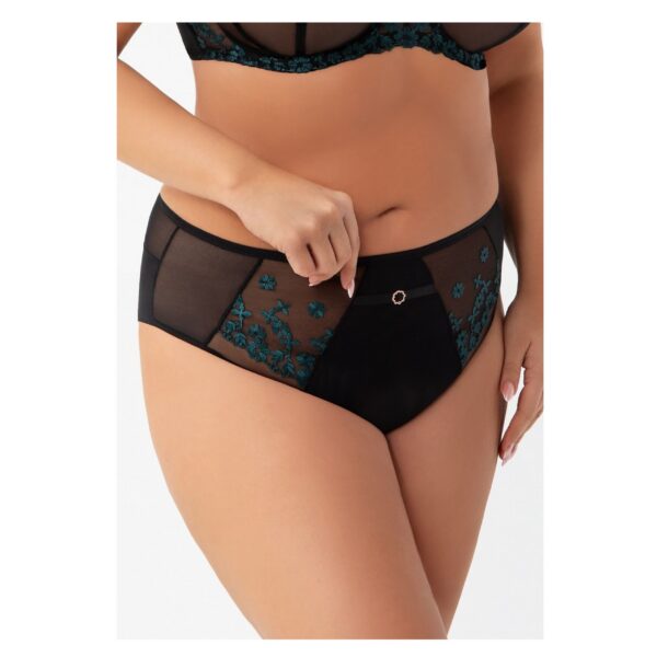 Figi Brazyliany Ottavia K949 – zmysłowe dopełnienie kompletu Ottavia czarne