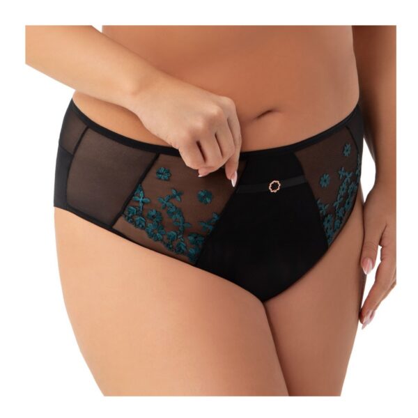 Figi pełne Ottavia K948 – zmysłowe dopełnienie kompletu Ottavia czarne