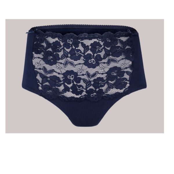 Bawełniane, granatowe, wygodne figi Wadima  - 100334