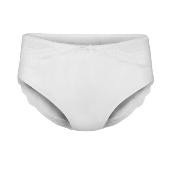 Bawełniane, białe, wygodne figi Wadima  - 100336