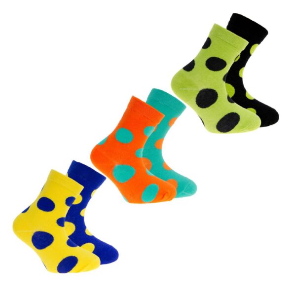Dziecięce kolorowe skarpetki nie do pary 3pak Moraj
