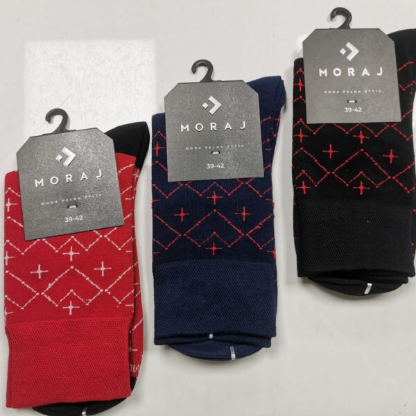 Eleganckie walentynkowe skarpety Moraj (CMLW350-015)