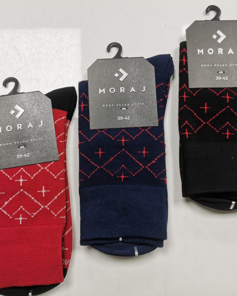 Eleganckie walentynkowe skarpety Moraj (CMLW350-015)