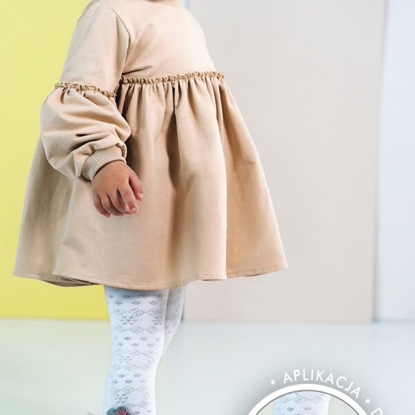 Rajstopy dziecięce z aplikacją KIRA Knittex