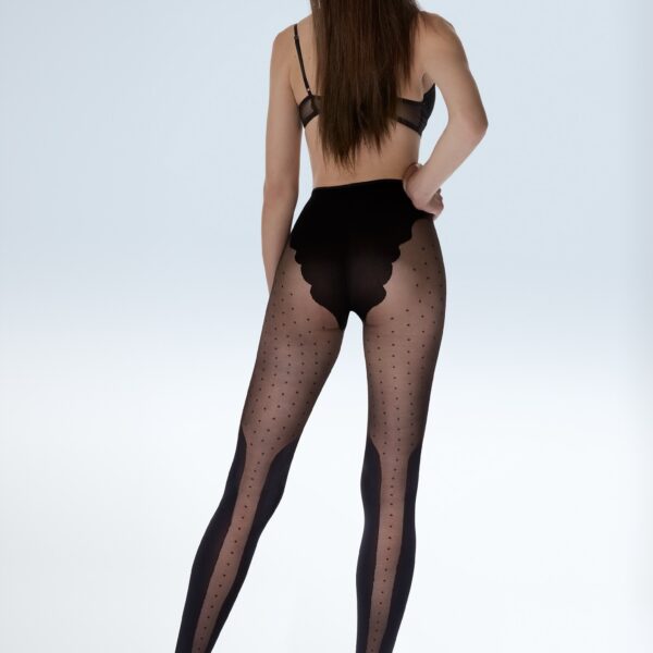 Piękne rajstopy 50 den w kropeczki Knittex (Miracle)