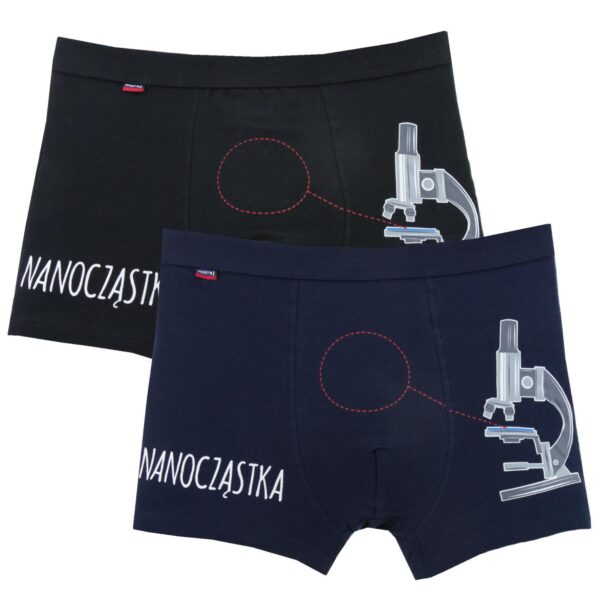 Męskie bokserki śmieszne Nanocząskta Moraj (MBX550-372F)
