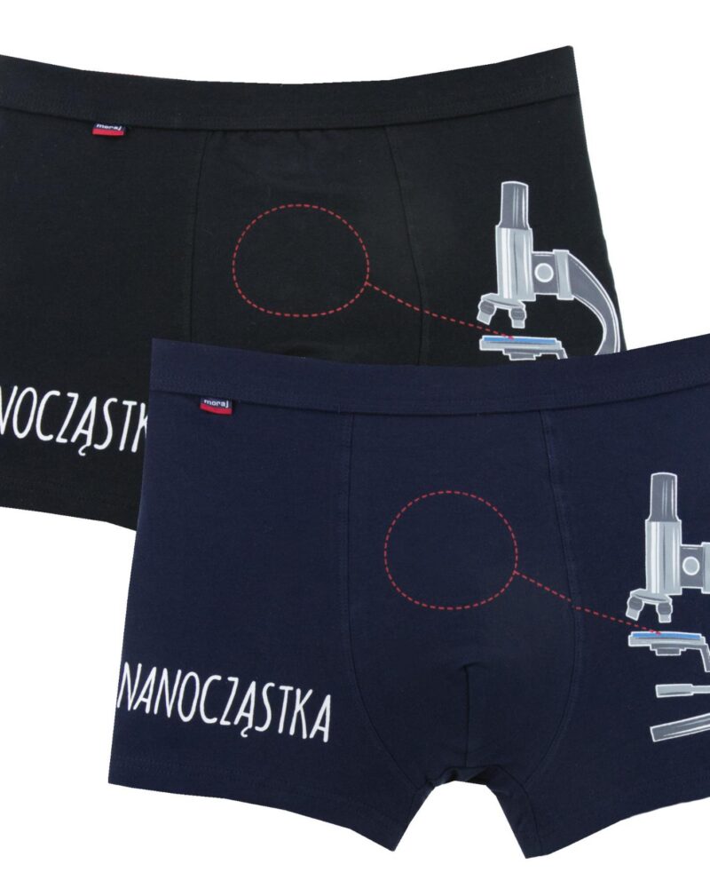 Męskie bokserki śmieszne Nanocząskta Moraj (MBX550-372F)