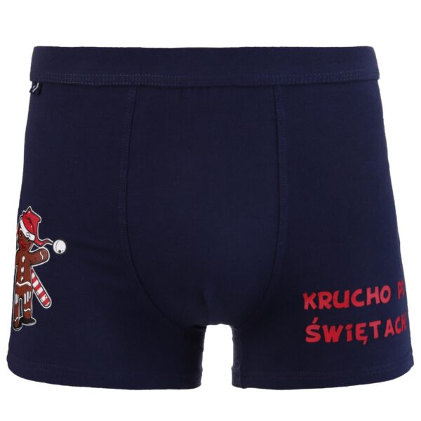 Bokserki świąteczne męskie z nadrukiem Moraj MBX600-191