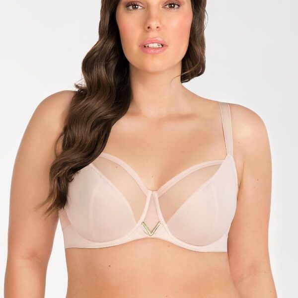 VICKY K564 miękki beżowy biustonosz - stanik Gorsenia