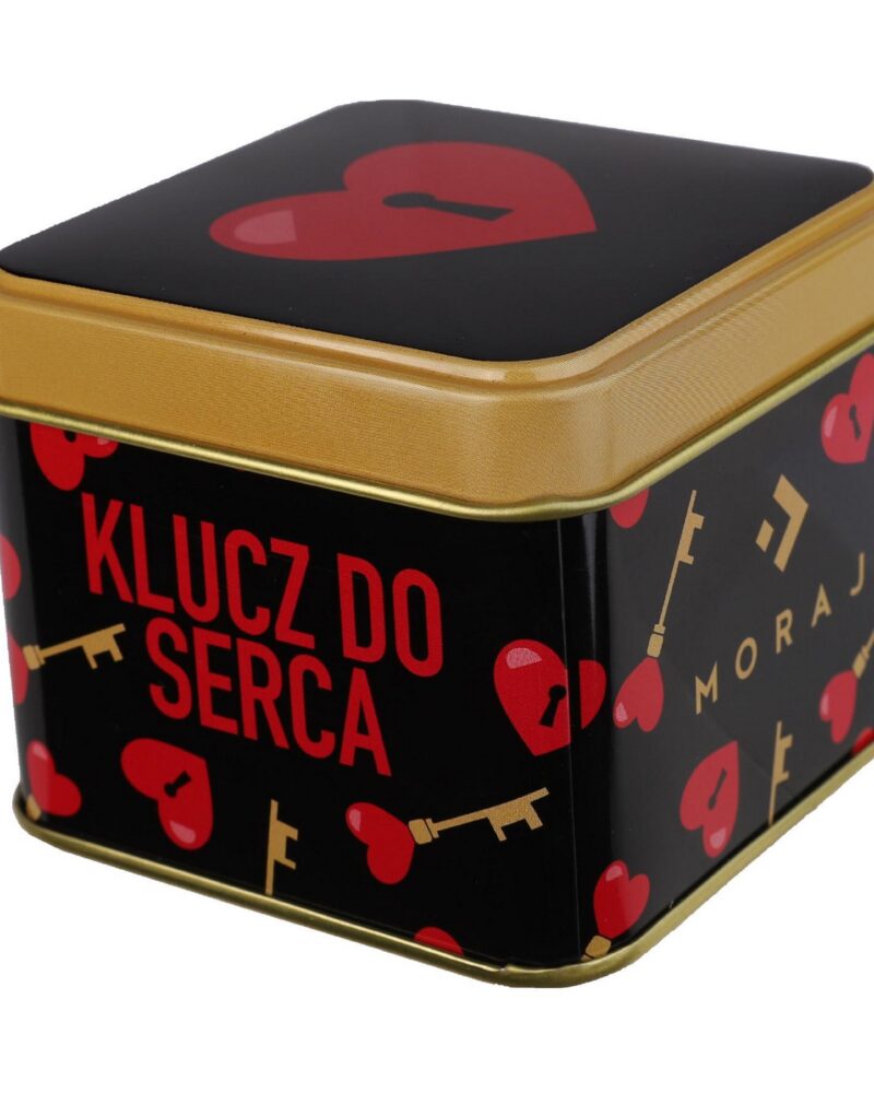 Męskie skarpety walentynkowe w puszce Moraj Kręcisz mnie Klucz do serca (CMLW700-001)