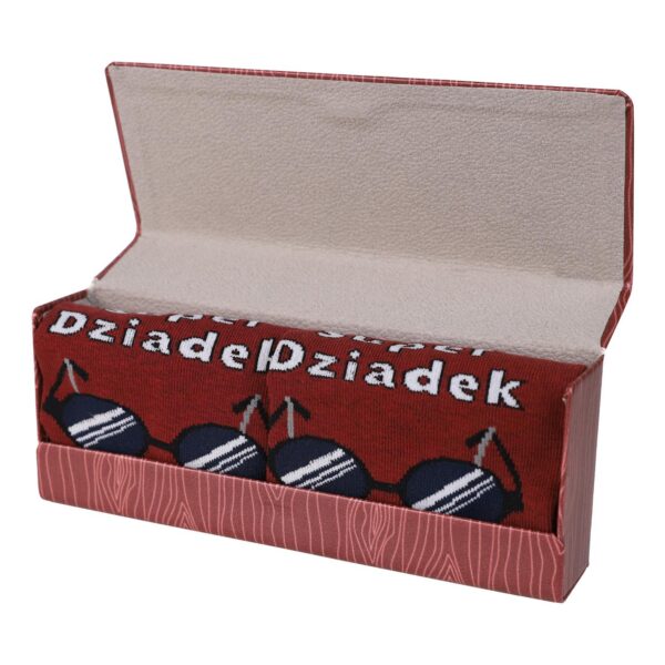 Skarpetki dla Dziadka w etui na okulary Moraj (CSLD600-001)