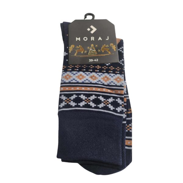 Męskie skarpetki Moraj – świąteczny klimat i zimowy komfort CMLS350